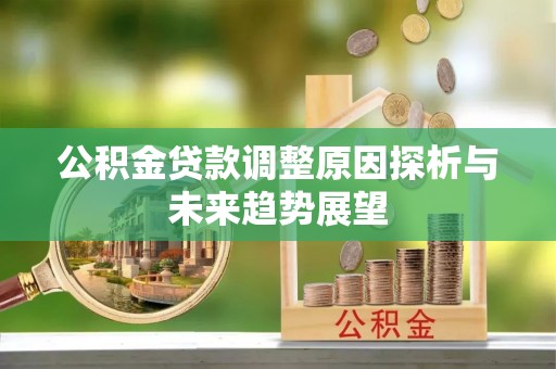 黔南公积金贷款调整原因探析与未来趋势展望