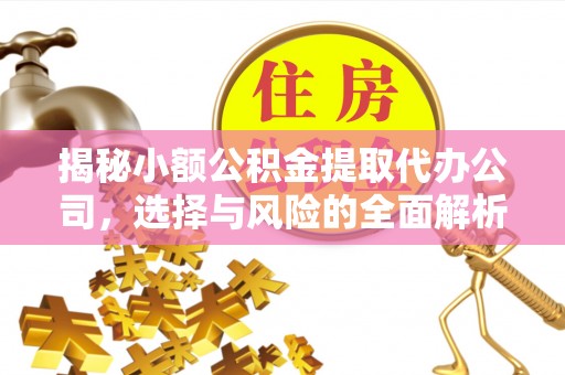 黔南揭秘小额公积金提取代办公司，选择与风险的全面解析